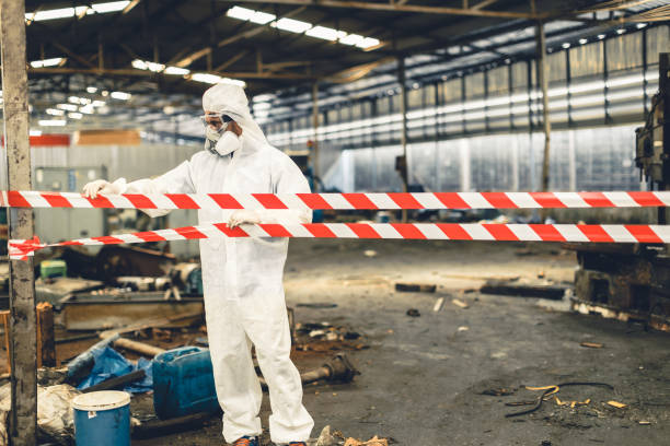 Professional Unattended Death Cleanup technician working in Lexington, MI